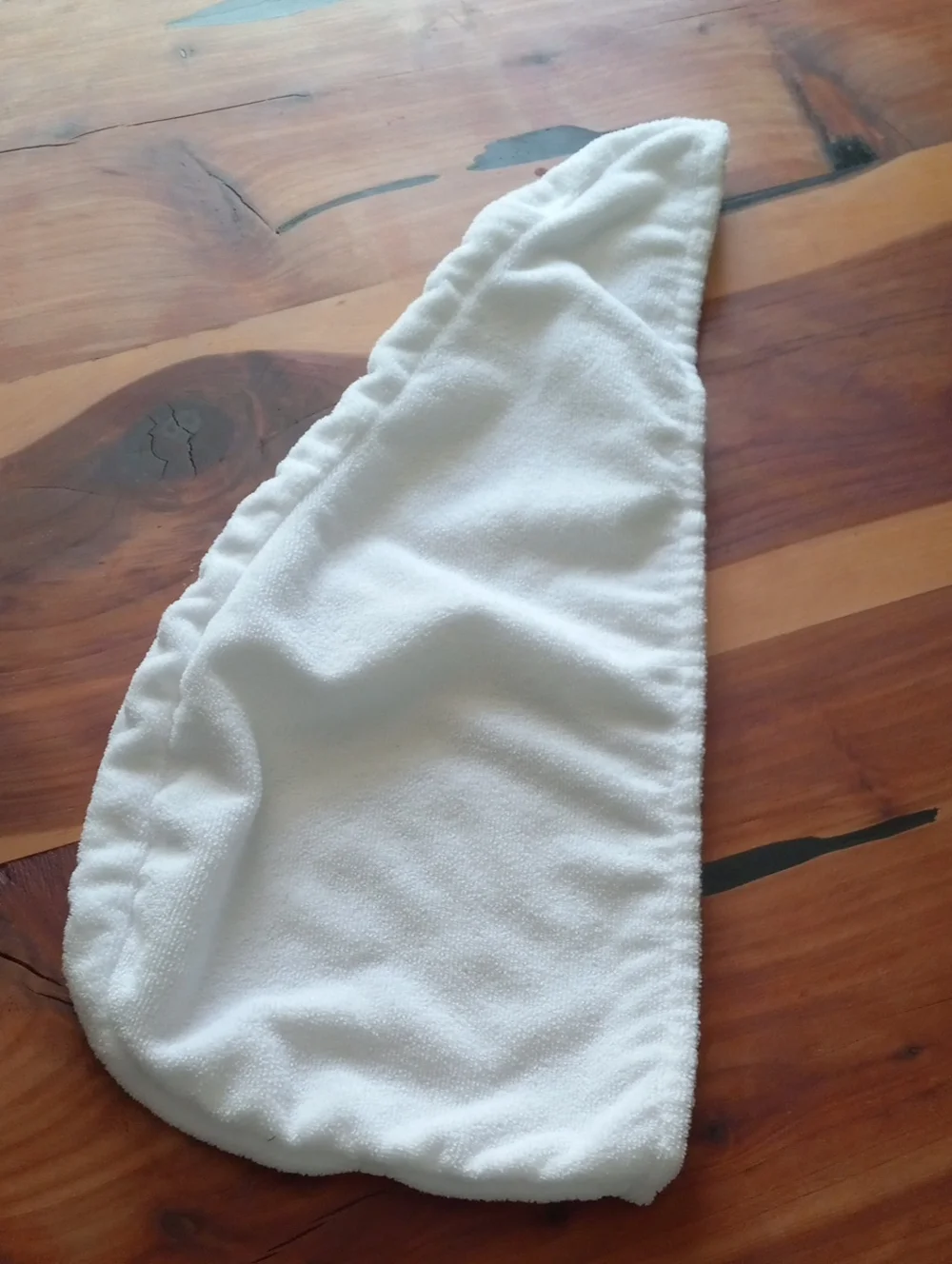 Set of 2 Microfiber Hair Towel Wraps - Leopard Print & Solid White